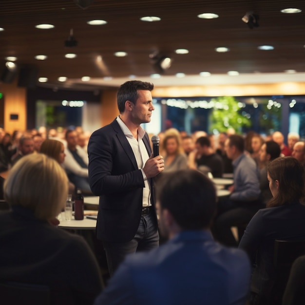 Personas que participan en un evento de alto protocolo