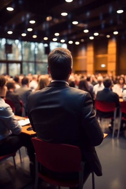 Personas que participan en un evento de alto protocolo