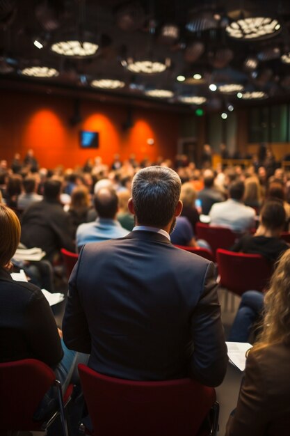 Personas que participan en un evento de alto protocolo