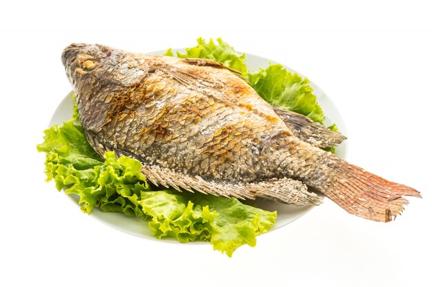 Pescado fresco a la parrilla