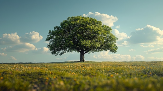 Foto gratuita photorealistic view of tree in nature with branches and trunk