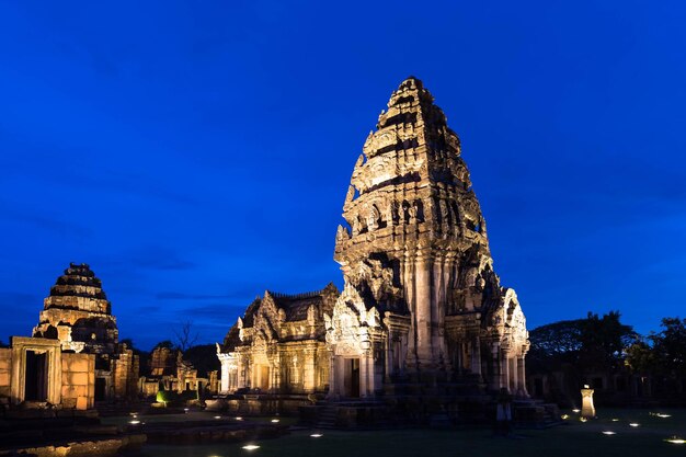 Piedra antigua de Prasart Phimai en Tailandia