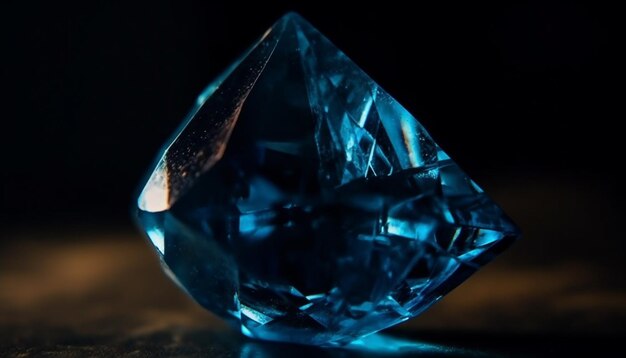 Las piedras preciosas resplandecientes brillan con elegancia, riqueza, romance generado por IA