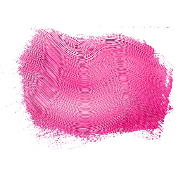Pincelada de pintura rosa con textura