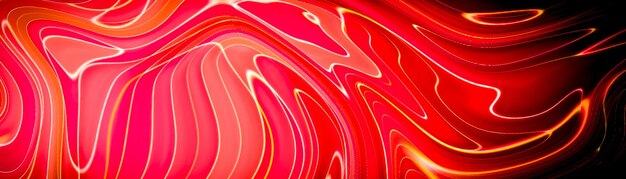 Pintura abstracta creativa de color coral mixto con panorama de efecto mármol
