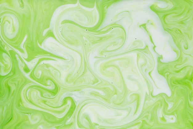Foto gratuita pintura abstracta verde lima y blanca con fondo de moda para el papel pintado