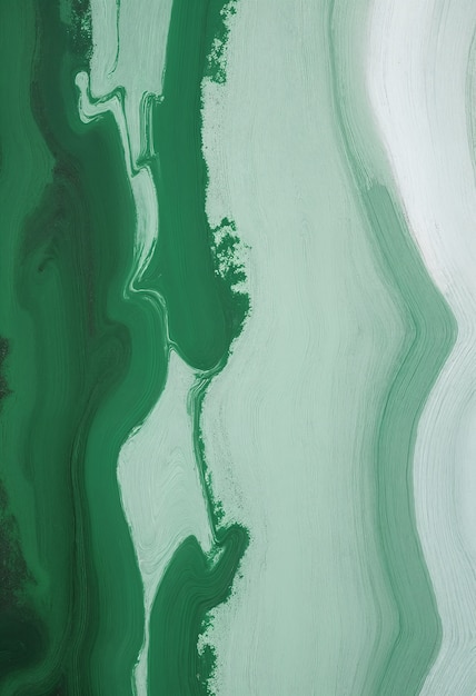Pintura de formas fluidas abstractas