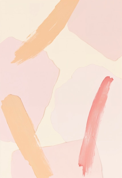 Pintura de formas fluidas abstractas