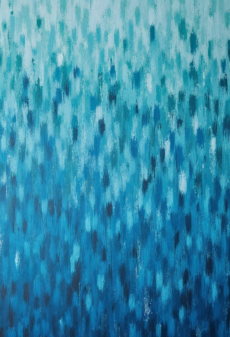 Pintura de formas fluidas abstractas