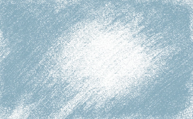 pintura grunge blanca en fondo azul