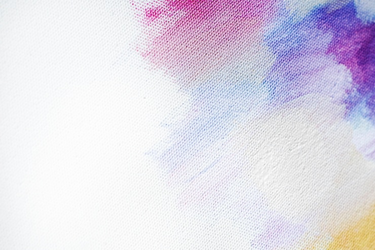 Foto gratuito pintura en un lienzo