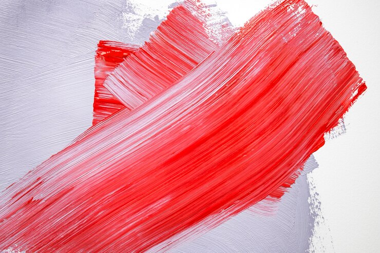 Foto gratuito pintura roja y gris en la pared