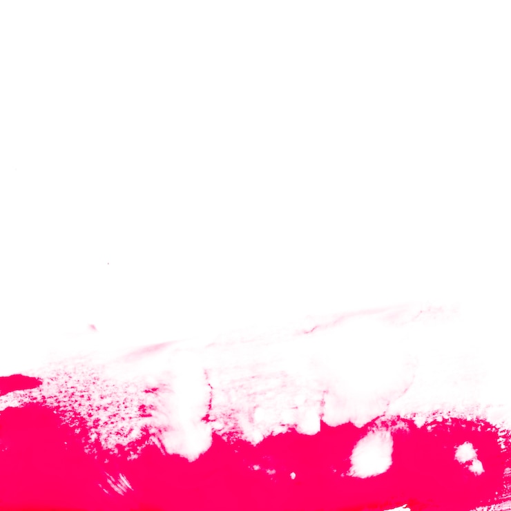 Foto gratuito pintura rosa sobre fondo blanco