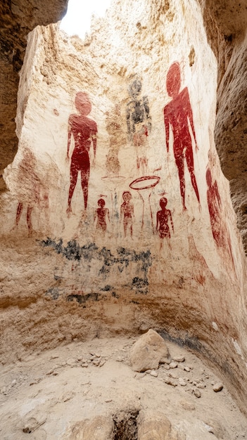 Pinturas arqueológicas en cuevas