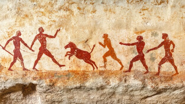 Pinturas arqueológicas en cuevas