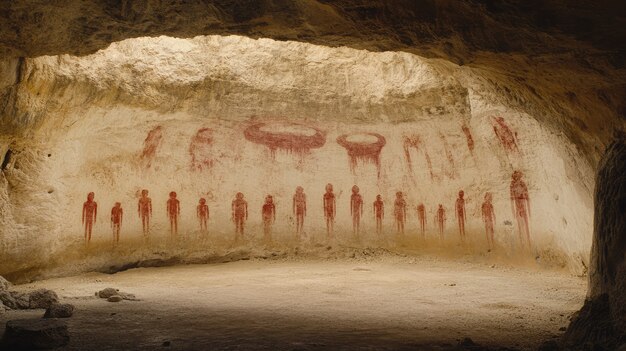 Pinturas arqueológicas en cuevas