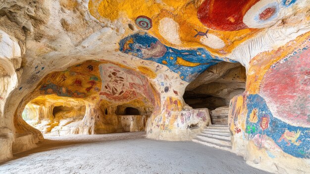 Pinturas arqueológicas en cuevas