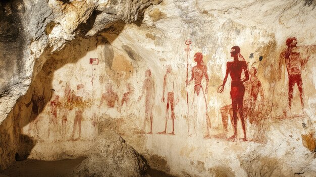 Pinturas arqueológicas en cuevas