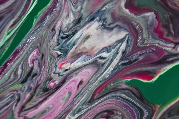 pinturas mezcladas de colores, pintura abstracta vertida