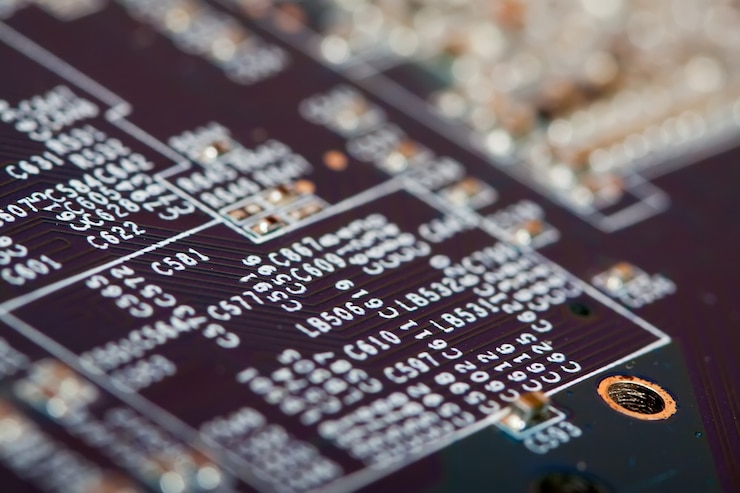 Foto gratuito placa de circuito electrónico