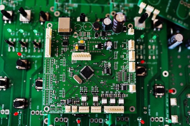 Placa de circuito de tecnología de hardware de computadora electrónica Chip digital de placa base