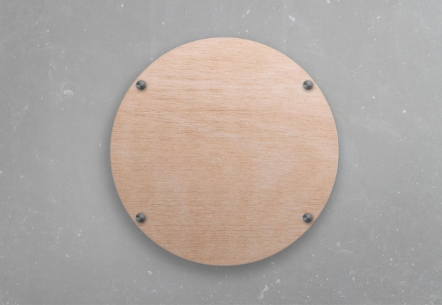 Foto gratuita placa de madera para negocios con sombras.