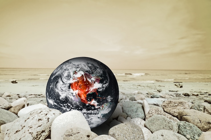 Photo Gratis planet bumi dalam bahaya