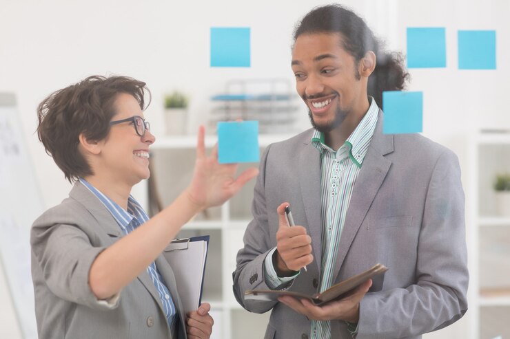 Foto gratuito planificación del trabajo