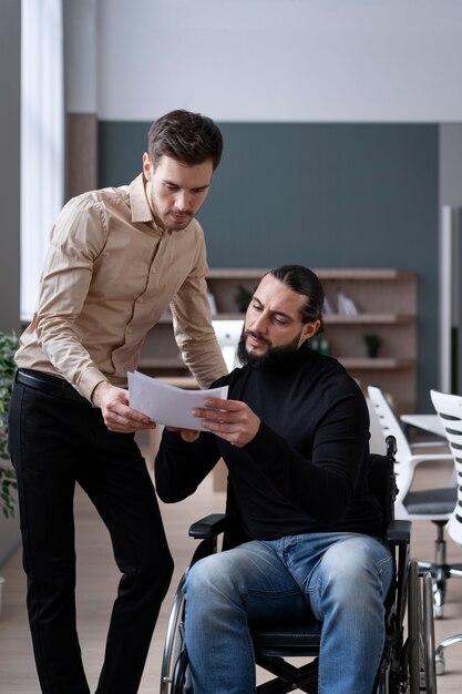 Plano medio del concepto de inclusión laboral