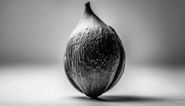 Foto gratuita planta de cierre de fruta madura con rocío generado por ia