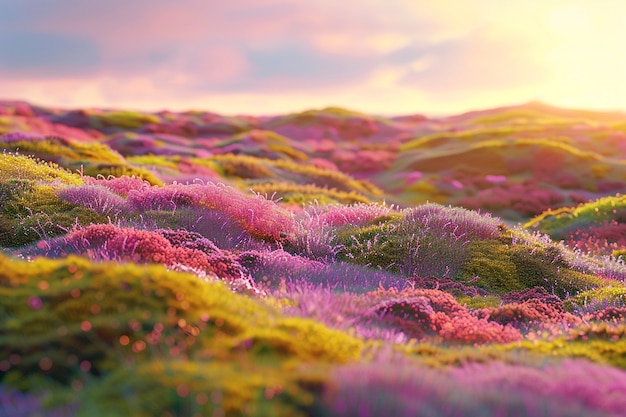 Foto gratuita plantas de colores vívidos en el entorno natural