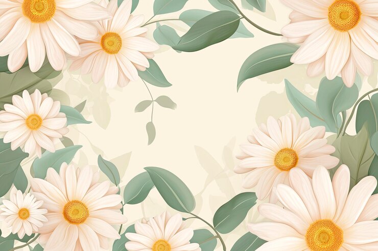 Foto gratuito plantilla de fondo de arte floral abstracto acuarela botánica vector ilustraciones florales de yemas hojas marco de tonos pastel peonía de patrones sin fisuras para invitación de boda tarjeta de felicitación o afiche