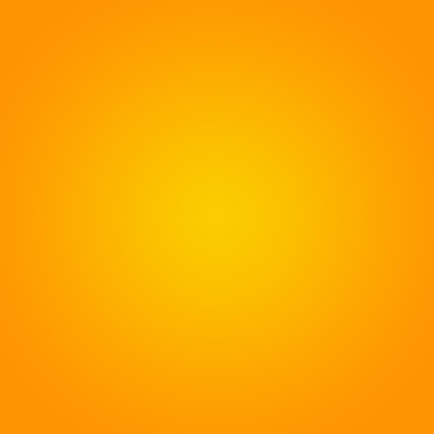 Plantilla web de estudio de diseño de diseño de fondo naranja abstracto Informe comercial con color degradado de círculo suave