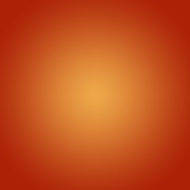 Plantilla web de estudio de diseño de diseño de fondo naranja abstracto Informe comercial con color degradado de círculo suave