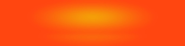 Foto gratuita plantilla web de estudio de diseño de diseño de fondo naranja abstracto informe comercial con color degradado de círculo suave