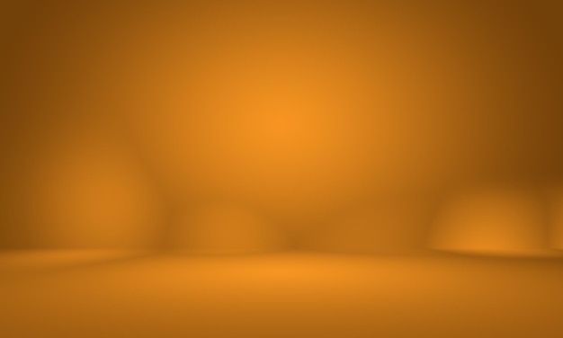 Plantilla web de estudio de diseño de diseño de fondo naranja suave abstracto Informe comercial con color degradado de círculo suave