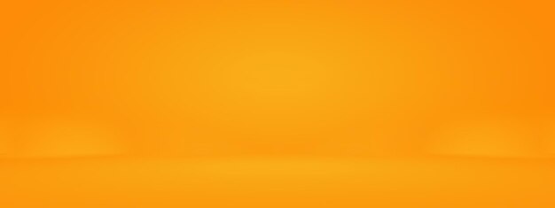 Plantilla web de estudio de diseño de diseño de fondo naranja suave abstracto Informe comercial con color degradado de círculo suave
