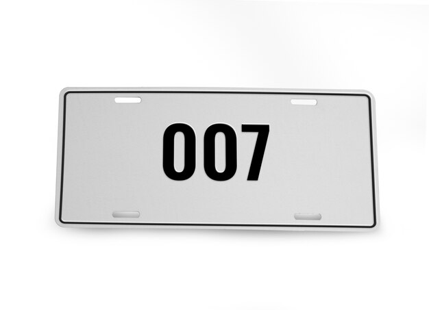 Plat nomor pesan lucu