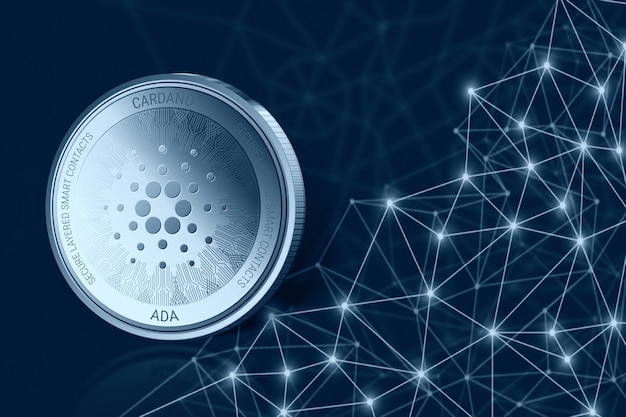 Foto gratuita plataforma de cadena de bloques cardano