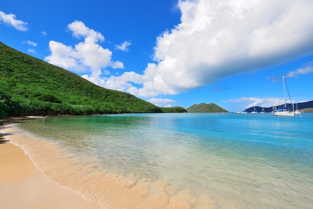 Foto gratuita playa de las islas vírgenes