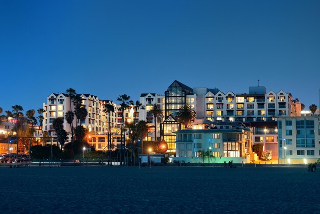 Playa de Santa Mónica en Los Ángeles