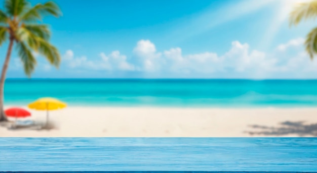 Playa tropical paradisíaca