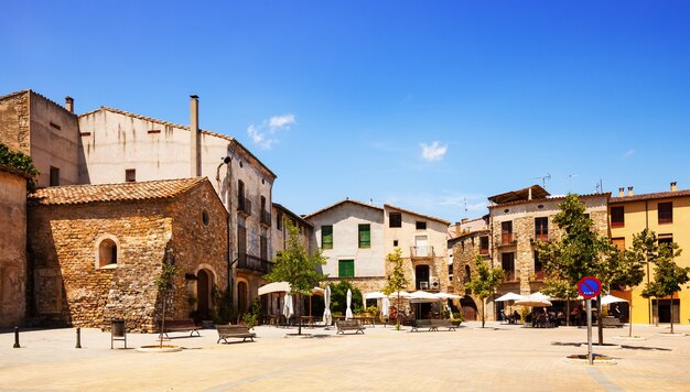 Plaza de la ciudad vieja. Besalú