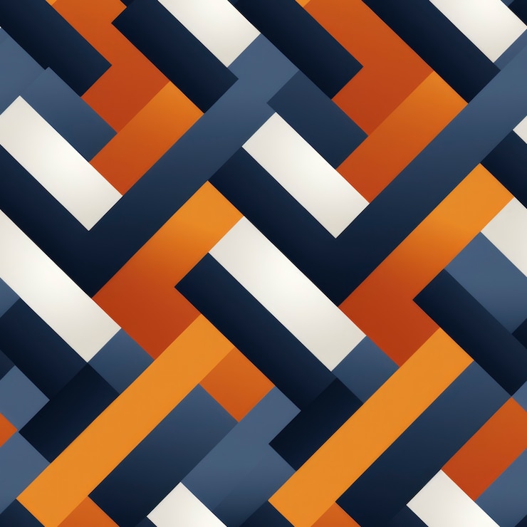 Photo Gratis pola geometris tanpa batas