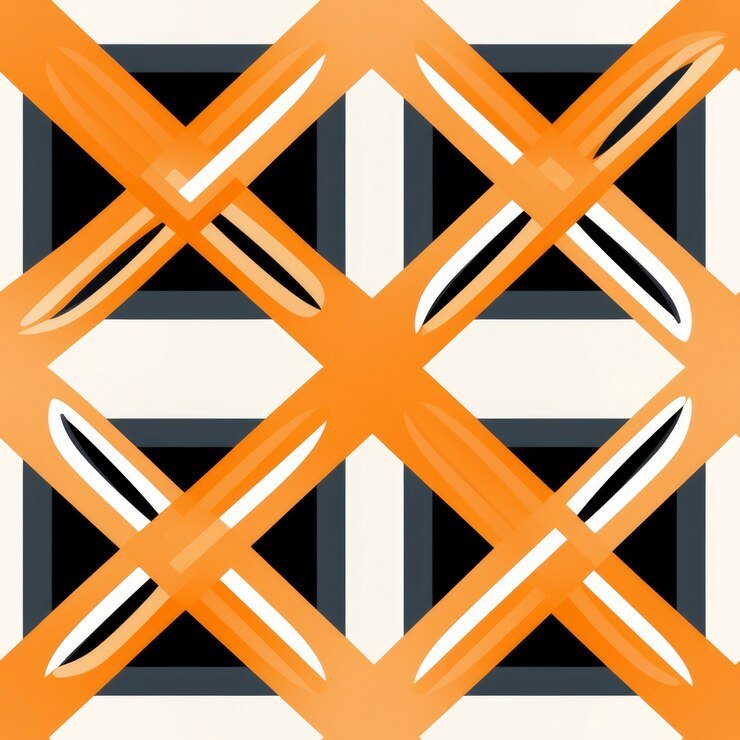 Photo Gratis pola geometris tanpa batas