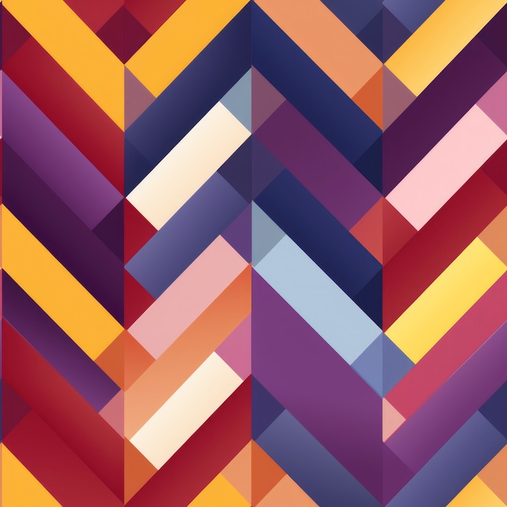 Photo Gratis pola geometris tanpa batas