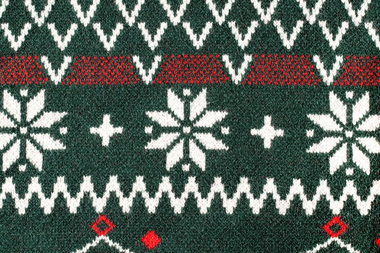 Photo Gratis pola kain natal jelek, tampilan atas