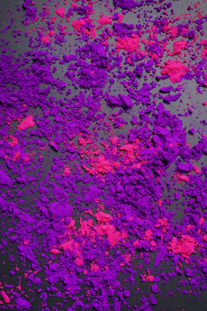 Polvo rosa y morado, fondo festival Holi