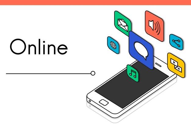 Póngase en contacto con el icono de conexión en línea