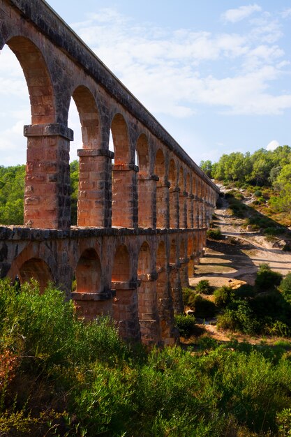 Pont del Diable en Tarragona. Cataluña